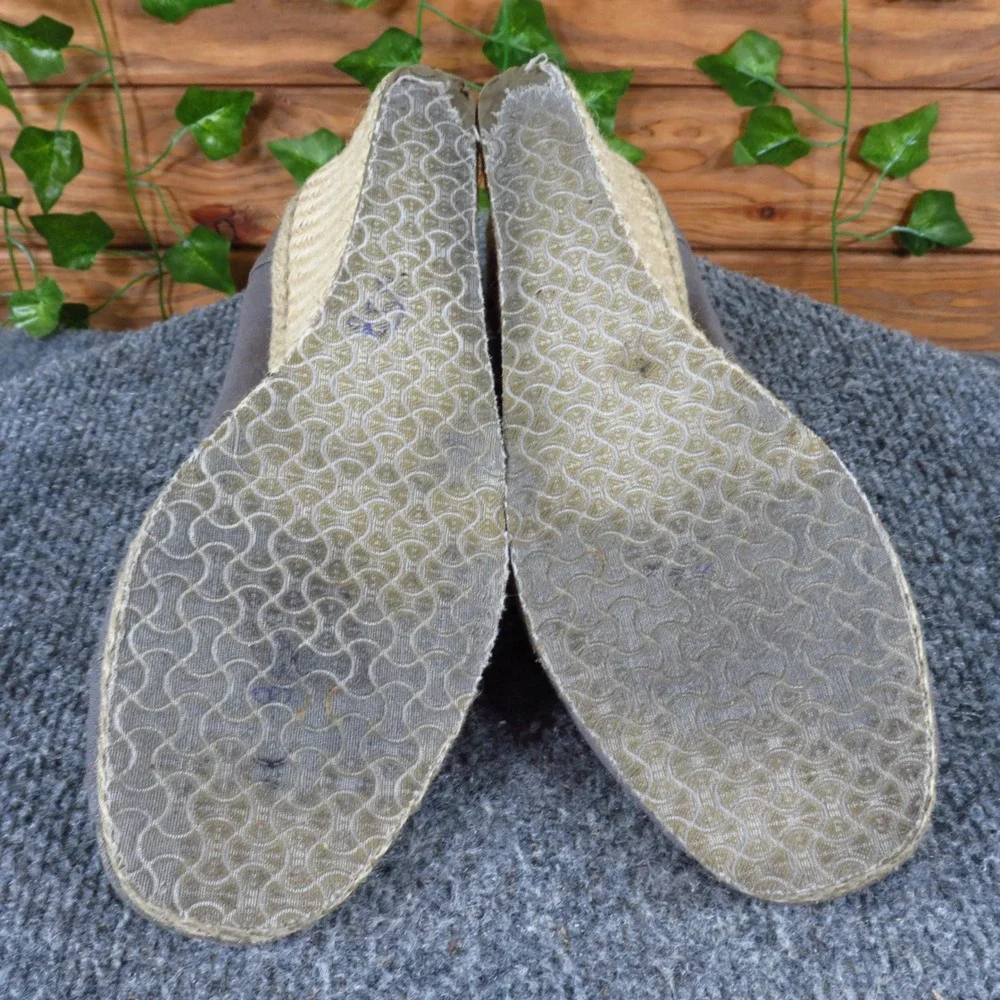 Skechers Parallel Womens Open Toe Wedge Sandals Size 10‎ Summer Espadrille Gray